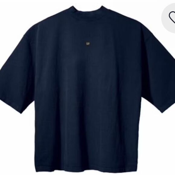 YZY X GAP X BALENCIAGA | NEW Navy Blue 3/4 Sleeve T-Shirt Men’s Size X-Large - Picture 1 of 8